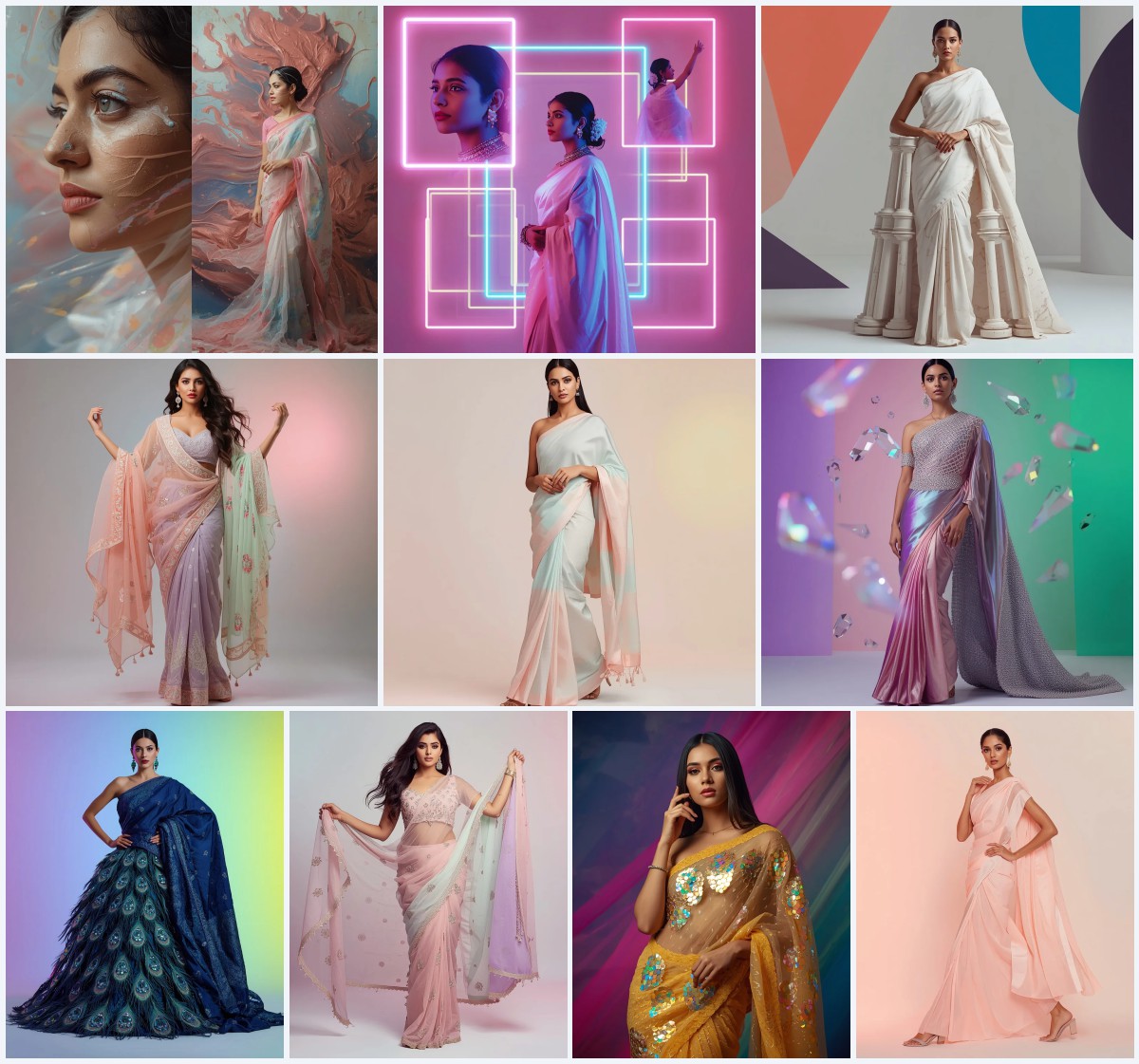Top 10 Prompts For Gemini AI Girl In Saree Copy And Paste for Easy Use | Red saree prompt for ChatGPT